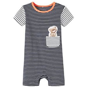 NAME IT Baby Boys NBMDUNO SS Sunsuit broek, Dark Sapphire, 56, Dark Sapphire, 56 cm