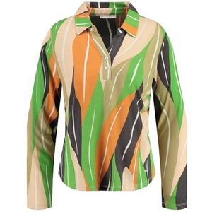 KEY LARGO Damesblouse WB Trail V-hals, groen (1500), M