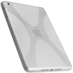 mumbi X-TPU hoes compatibel met iPad mini 2012 case cover, transparant wit
