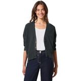 Zomervest - Slate Kaki - Korte Knoopsluiting - Sweatstof