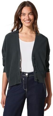 Zomervest - Slate Kaki - Korte Knoopsluiting - Sweatstof