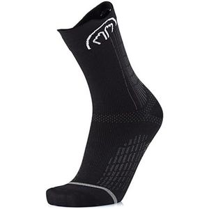 Sidas Run Anatomic Crew Sokken, Zwart, 41