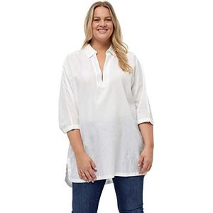 Peppercorn Dames Elby Linnen Tuniek, Kleur: wit, L