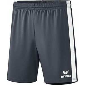 Erima uniseks-volwassene Retro Star shorts (3152109), slate grey/wit, XXL
