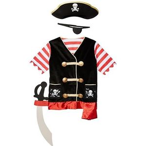 Melissa & Doug Piraten-rollenspel kostuumset | spel voorgeven | Halloween kostuum | 3+ | cadeau voor jongens of meisjes