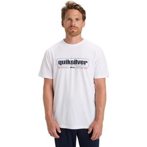 Quiksilver - Box Shaped - T-shirt - Wit - Korte Mouwen - Regular Fit