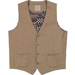 Gianni Lupo GL011BD vest, wit, S heren, Wit.