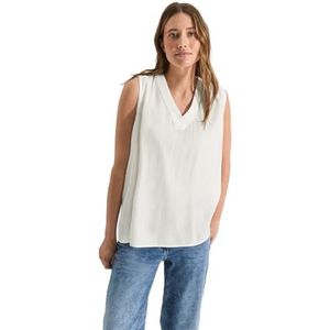 CECIL Structuur blousetop, Vanilla White, M