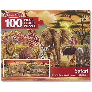 vloerpuzzel safari 100 stukjes