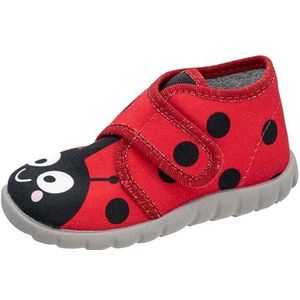 Fischer Flexi pantoffels voor meisjes, roodzwart., 21 EU