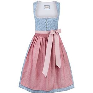 Stockerpoint Dames Dirndl Zora Jurk, lichtblauw, standaard