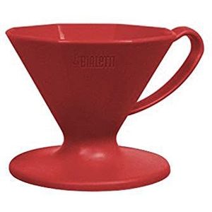 Bialetti 0006363 voor over-koffiezetapparaat met 1 kopje kunststof rood 15 x 11 x 10 cm