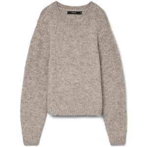 VERO MODA - Vmnovah Ls O-hals Pullover - Damestrui - Fossiel
