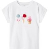 Name It - Nmfjosephina Ss Top - Helder Wit - Tanktop