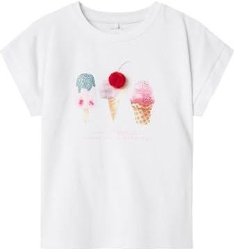 Name It - Nmfjosephina Ss Top - Helder Wit - Tanktop