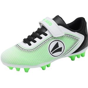 JAKO J-SFG Course Ev Voetbalschoenen voor kinderen, uniseks, Wit Neon Groen, 34 EU