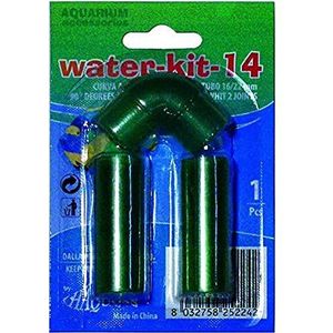 Haquoss Aquarium Tank Water Kit-14 Pompen Accessoires voor 90 Graden Gebogen Voegen Buis 16/22 mm & 2 Voegen