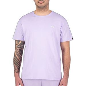 ALPHA INDUSTRIES Uniseks Emb T-shirt voor heren, Lichtviolet, XL