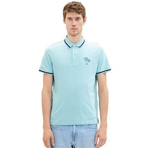 TOM TAILOR Heren 1036379 Poloshirt, 31046-Blue Tibetaanse Stone, XL, 31046 - Blue Tibetaanse Stone, XL