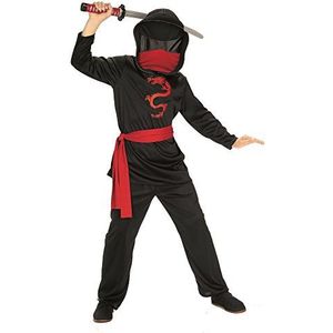 Ninjas – Ninja zonder gezicht zwart S zwart