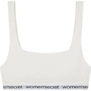 Women'Secret Beha met logo, Ivoor, S
