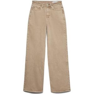 VERO MODA Dames Vmtessa Hr Straight Color Ga Noos Jeans, silver mink, 29W / 32L