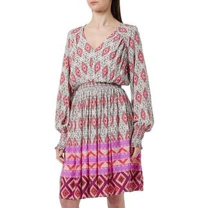 caneva Midi-jurk voor dames, paars, meerkleurig, S