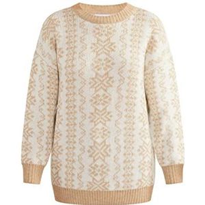 Jalene Gebreide damestrui 15425014-JA03, beige crème, XL/XXL, beige-crème, XL/XXL