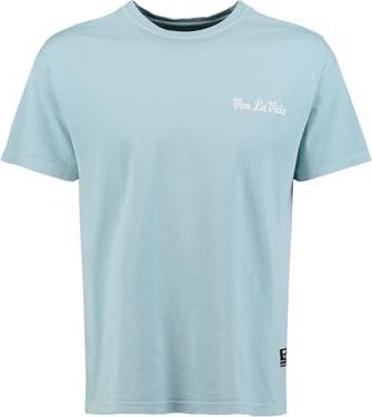 Key Largo - Shirt - Blauw/Wit - VIVE LA VIDA