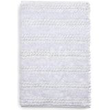 Heckett Lane Roberto Bath Mat, 60% Cotton, 40% Polyester, White, 60 x 100 Cm, 1.0 Pieces