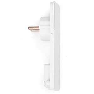 FAMATEL - Extra platte stekker | zijuitgang | TT | 16 A | 250 V | 4,8 mm | wit