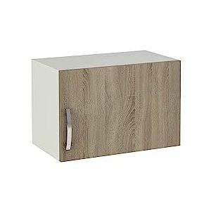 HOGAR24 ES - Lofkast, 1 deur, 1 deur, eiken Cortez, afmetingen: 40 x 60 x 33 cm