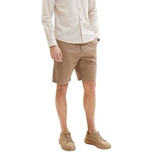 TOM TAILOR Heren 1036300 Bermuda Shorts, 24048-Desert Fawn, 34, 24048 - Desert Fawn, 34