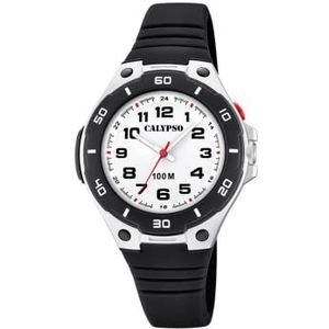 Calypso Unisex Kind Analoog Quartz Horloge met Plastic Band K5758/6, Armband