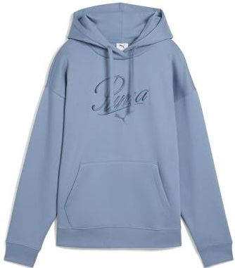 PUMA - Essentials Script Comfort - Hoodie - Blauw