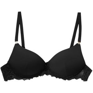 United Colors of Benetton Gevoerde beha, Zwart, XS