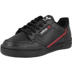 adidas Continental 80 J uniseks-kind Gymnastiekschoenen Sneaker,Zwart (Core Black Scarlet Collegiate Navy),38 EU