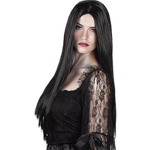 Ciao 31457 Morticia Addams zwarte pruik