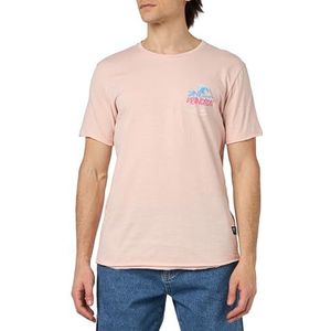 KEYLARGO Heren T-shirts MT Sound Round, Smokey Pink (1326), L
