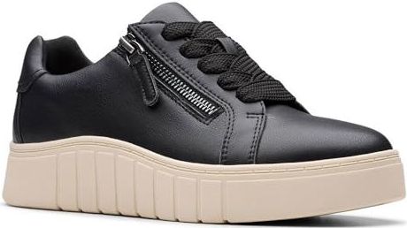 Clarks - Mykah Joy - Casual Schoenen - Zwart - Leder