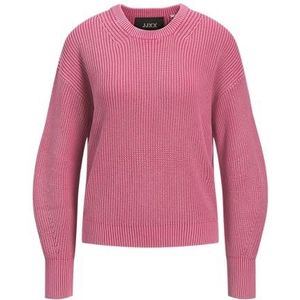 JACK & JONES Jxmila Twist Wash Crew Neck Knit, Barberry, L