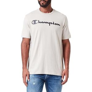Champion Legacy American Tape-S-s Crewneck T-shirt voor heren, Grigio Argento, S