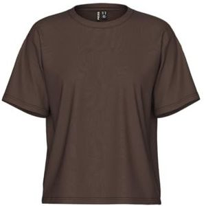 PIECES Pcskylar Ss Tee JRS Noos, Hot Fudge, L