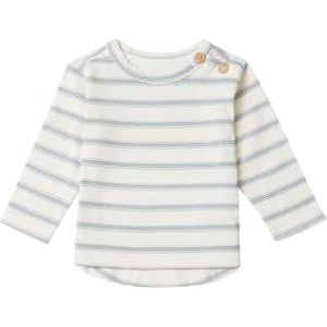 Noppies Beckett T-shirt met lange mouwen voor jongens en jongens, Whitecap Grijs - N126, 62 cm