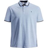 Jack & Jones Plus Heren Jjepaulos Polo Ss + Fit T-shirt, Heldere kobalt/detail:ps, 4XL