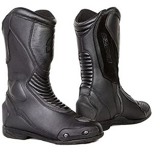 OZONE MOTO Unisex Force Boot motorlaarzen, zwart, 37 EU