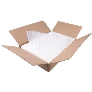 OFFICE PRODUCTS pakbonzakken documenttas/DIN C5 500 stuks - 500 stuks verpakking/transparant zelfklevend