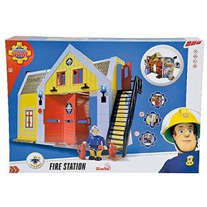 Officiële brandweerman Sam - brandweerstation met figuur (Simba 9251062)
