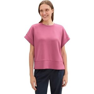 TOM TAILOR Sweatshirt voor dames, 16348, roze fluweel, 3XL