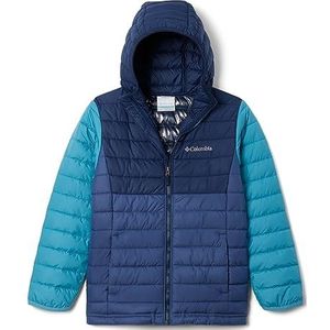 Columbia Powder Lite Puffer Jacket voor jongens, Donkere berg, Collegiale marine, Shasta, XXS